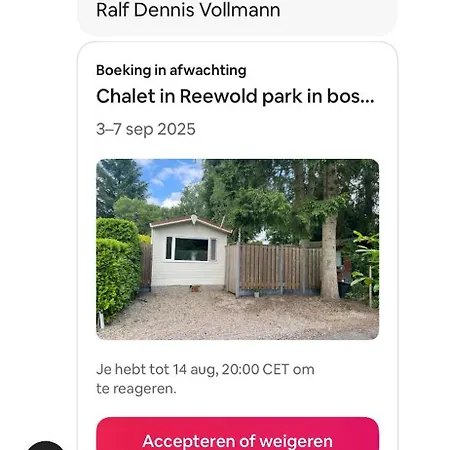 4-6 Persoons Op Park Bij , Met Zwembad In Hoogseizoen 假日公园